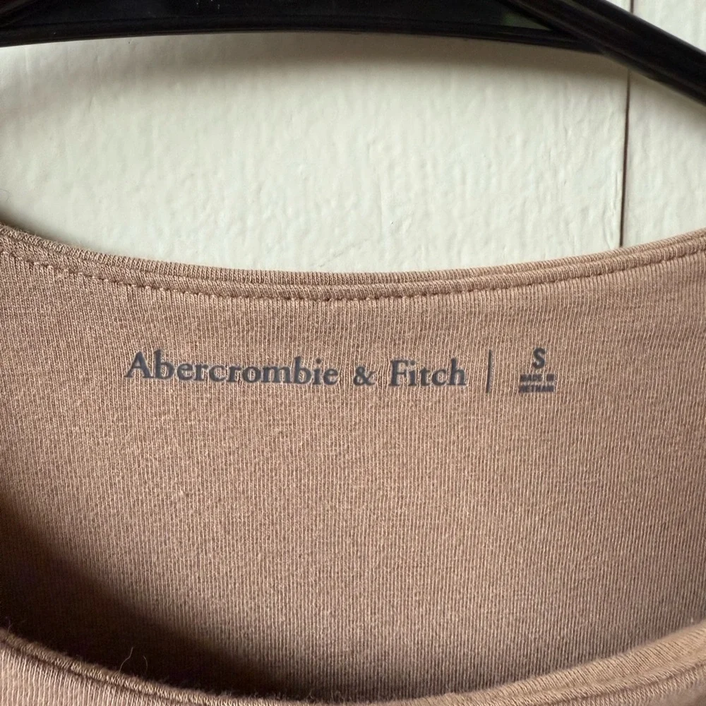NWT Abercrombie & Fitch Cotton Seamless Fabric Crew Bodysuit - Picture 3 of 6